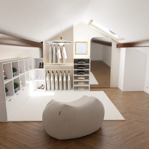 projet décoration dressing